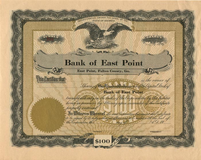Bank of East Point